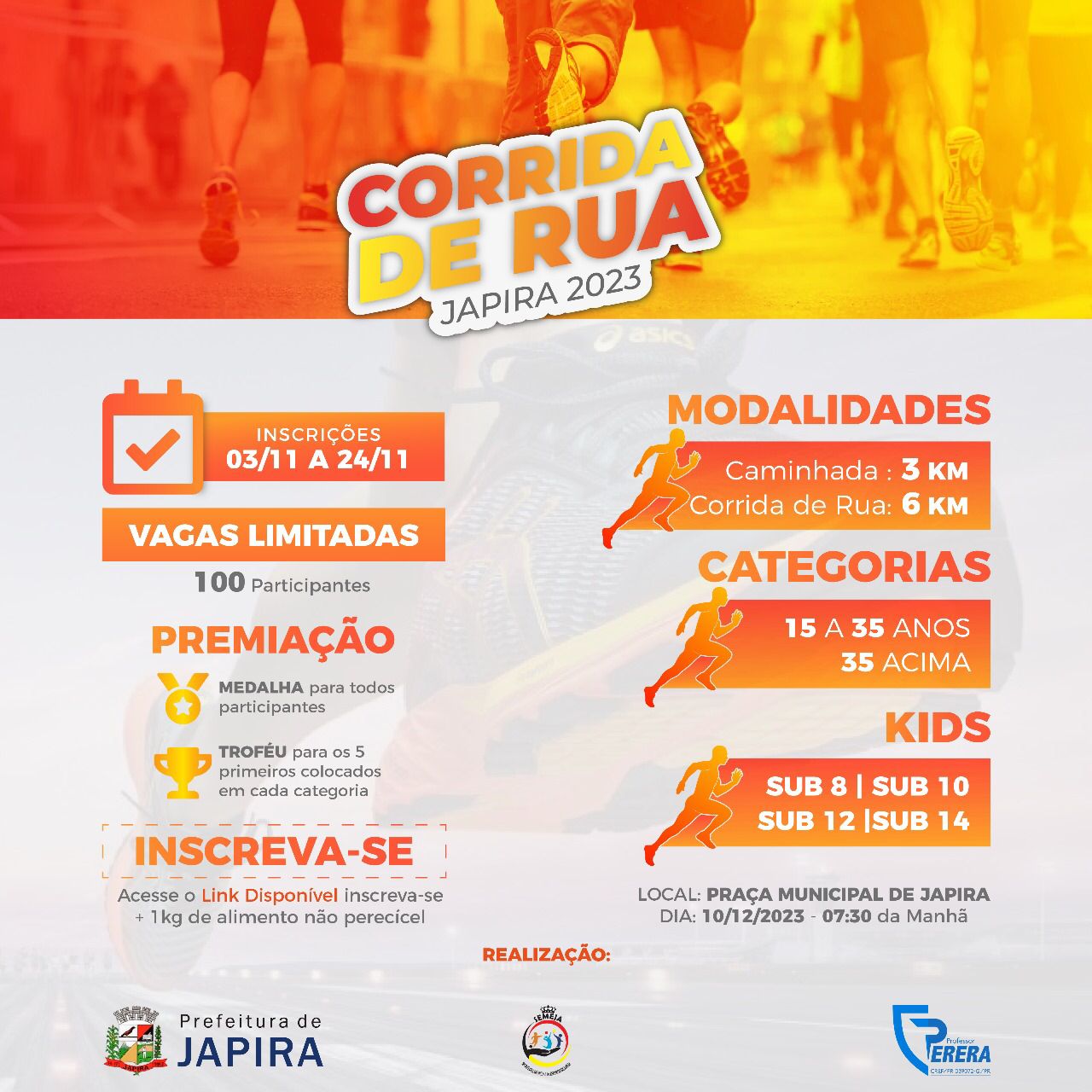 4° CORRIDA DE RUA - JAPIRA 2023