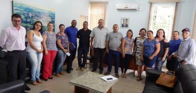 PREFEITO DE GERALDO SANTOS RECEBE  DIRETORIA DO SINDICATO DOS SERVIDORES MUNICIPAIS