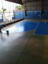 QUADRA DE ESPORTES MUNICIPAL ESTÁ RECEBENDO REFORMA DE PINTURA