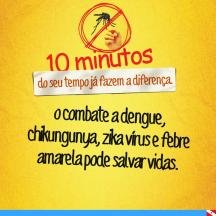 JAPIRA  PARTICIPA  DA CAMPANHA DIA D DO MÊS DE NOVEMBRO.   10 MINUTOS CONTRA O AEDES AEGYPTI E AO ESCORPIÃO