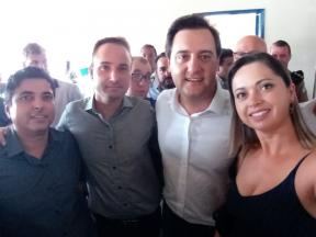 Posse do prefeito municipal de pinhalão Sergio Inácio Rodrigues como presidente da AMUNORPI.