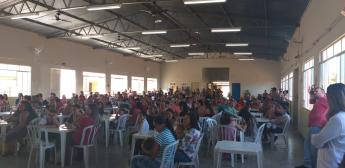 Secretaria municipal de saúde junto ao CRAS realizou uma ação com palestra educativa e panfletagens pela endemia e vigilância epidemiológica.