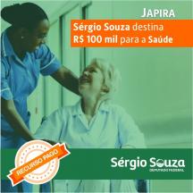 R$100 MIL PARA SAÚDE DE JAPIRA.