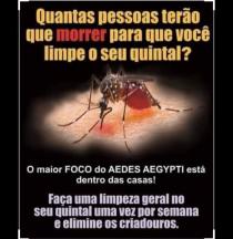 A Secretaria municipal de Saúde (SMS) emite um alerta a  toda  população Japirense  que, estamos tendo notificações de caso suspeito de dengue, em nossa cidade .