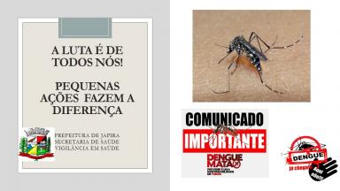 ATENÇÃO COM A VOLTA DAS CHUVAS ESTAMOS EM SITUÇÃO DE ALERTA RISCO DE PROLIFERAÇÃO E AUMENTO DO MOSQUITO DA DENGUE É IMINENTE   SEJA CONCIENTE. LUTA É DE TODOS NÓS!!