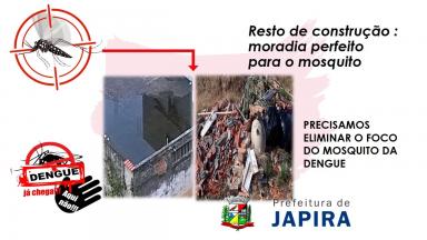 CANTEIRO DE OBRA TAMBÉM PODESER CRIADOUROS DO AEDES AEGYPTI.