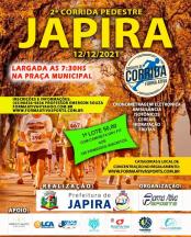 CORRIDA DE PEDESTRE DIA 12 DE DEZEMBRO EM JAPIRA