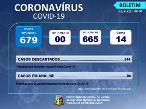 BOLETIM EPIDEMIOLÓGICO  DATA: 10/11/2021 ? 08H00MIN