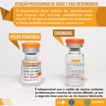  Atenção! Profissionais de saúde pais/responsáveis.