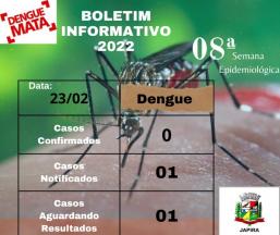 Boletim Informativo Dengue 23/02/2022.