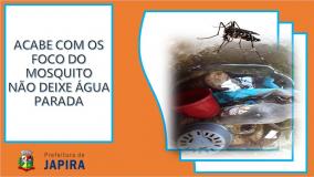 Á Prefeitura de Japira através da Secretaria Municipal de Saúde vem alertar 