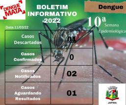 Boletim Informativo Dengue 11/03/2022