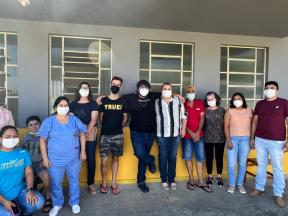 Hoje iniciamos o atendimento médico em mais um bairro da zona rural de nosso município, Guapé.