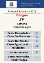 Boletim informativo Dengue 2022.