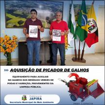 AQUISIÇÃO DE PICADOR DE GALHOS