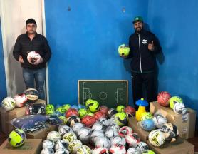 SECRETARIA DE ESPORTES DE JAPIRA RECEBE MATERIAL ESPORTIVO.