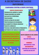 A secretaria de saúde informa!
