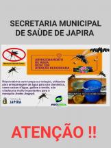 À Secretaria Municipal de Japira divulga índices Amostral do Aedes Aegypti do 4º ciclo de 2023 aos munícipes Japirenses.