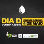 É neste sábado dia 04/05 dia D contra a gripe.