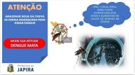  A prefeitura de Japira, através da Secretaria Municipal de Saúde vem comunicar, a toda população um alerta de atenção